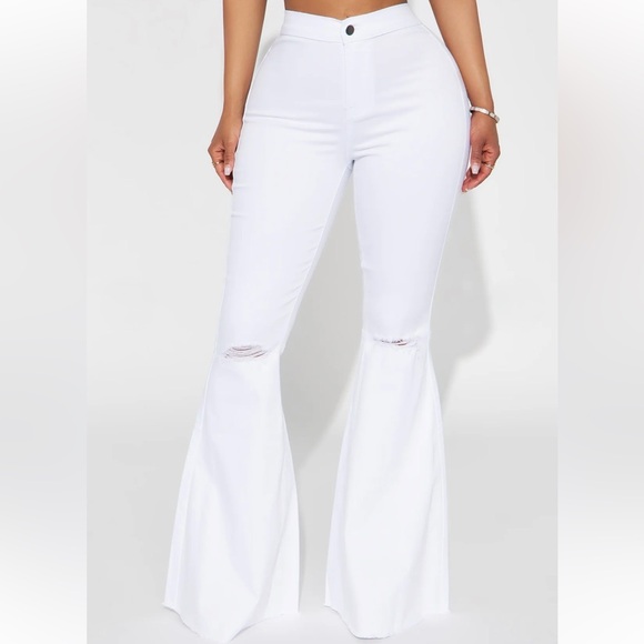 Fashion Nova Denim - Fashion Nova Mystery Solved Extreme Bell Bottom Jeans- NWT